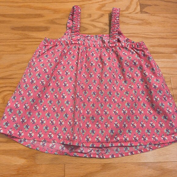 Crewcuts , Elastic Noodle Strap Faux Button Front Tank/Blouse, Girls Size 8 EUC - Picture 4 of 4